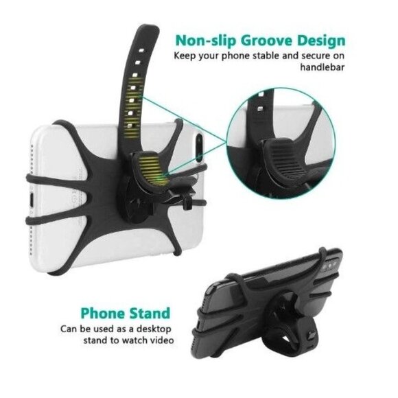 Bicycle or Stroller Smartphone Holder Black - Picture 6 of 9